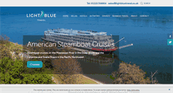 Desktop Screenshot of lightbluetravel.co.uk