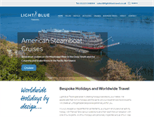 Tablet Screenshot of lightbluetravel.co.uk